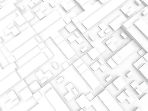 Abstract white digital 3d background texture Illustrazione stock