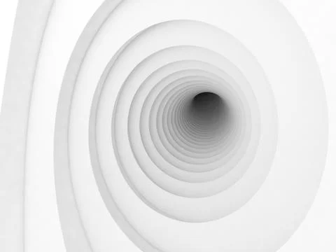 Abstract white digital background, vortex Stock Illustration