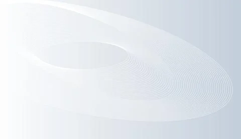 Abstract white digital lines wave background with subtle light grey gradients Stock Illustration