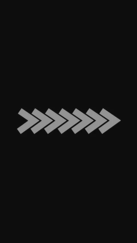 Abstract white directional arrows move rapidly from left to right on solid .. Stock Footage 338039400