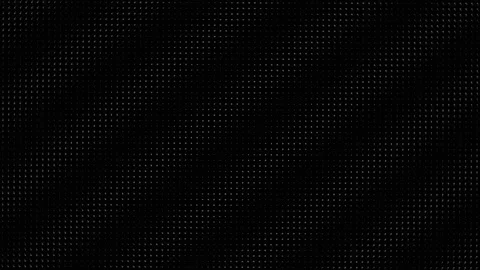 Abstract white dot grid wave on black background Stock Footage 336636714