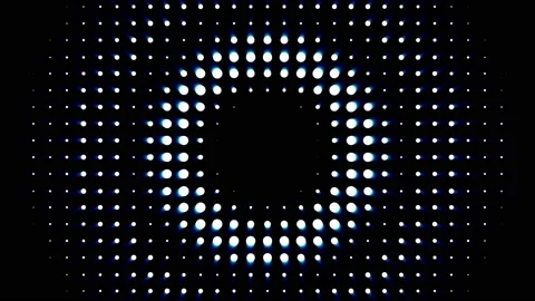 Abstract white dots waves background. Video stock 220194053