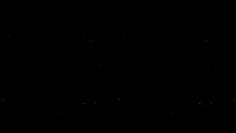 Abstract White Dust Floating Professional 4K Overlay Black Background Stock Footage 289914176