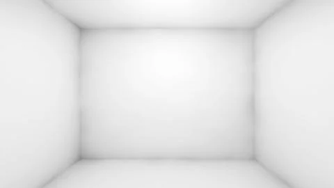 Abstract white empty room interior. Front view Ilustración de archivo