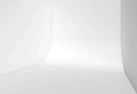 Abstract white empty studio interior background Stock Illustration