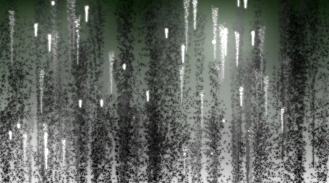 Abstract white energy streams horizontal technology background. Stock Footage 48903038