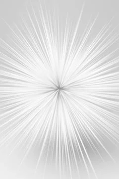 Abstract white explosion pattern. 3d render Stock Illustration