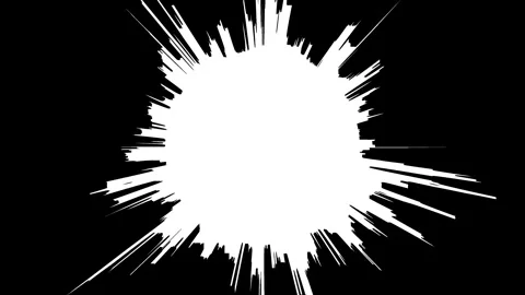 Abstract white explosion radial background Stockbeeldmateriaal 321752214