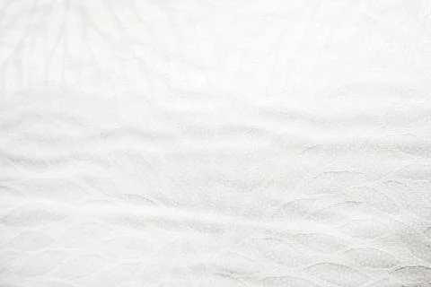 Abstract white fabric background with a pattern Foto stock