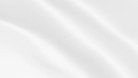 Abstract white fabric background in the wind. Animated movement of the canvas Stock Footage 133238967