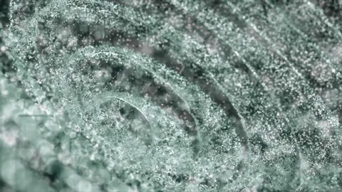 Abstract white floating shiny particles futuristic 3d background Stock Footage 296095302