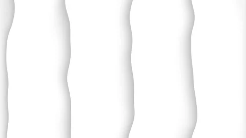 Abstract White Flowing Lines Loop Animation. VJ Loop Background Stock Footage 347770197