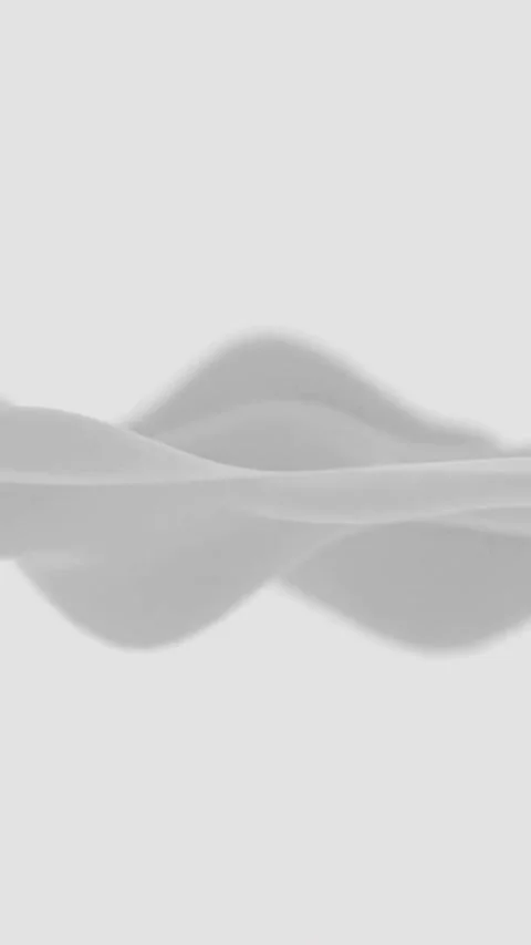 Abstract white flowing lines with a soft smooth motion Stock-Footage 334184448