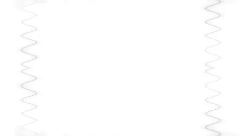 Abstract White Frame With Wavy Lines Stock Footage 284400229