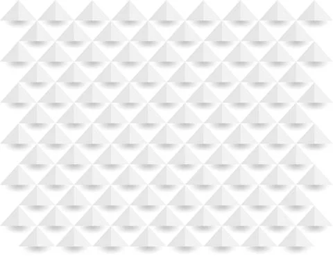 Abstract white geometric background, 3d paper art style. Vector illustration. Illustrazione stock