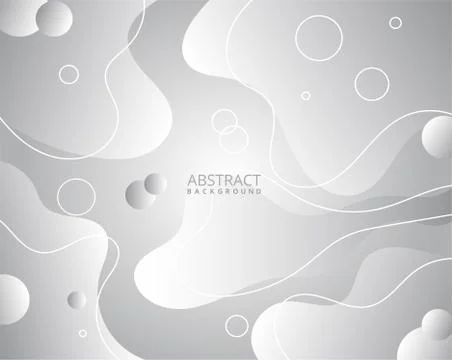 Abstract white geometric background design Stock Illustration