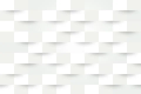 Abstract white geometric background. For design or advertising. 3D illustrati Stock Illustration