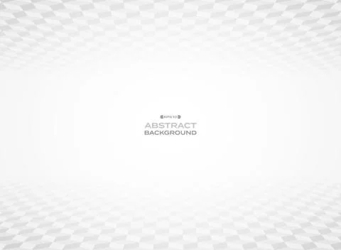 Abstract white geometric background dimension for presentation. Stock-Illustration