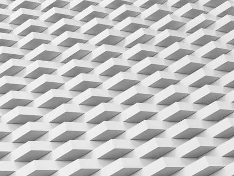 Abstract white geometric background Stock-Illustration