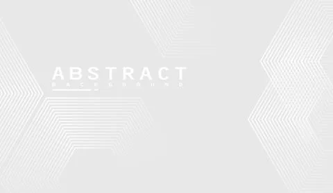 Abstract white geometric background with subtle lines and modern shapes for Stock Illustration