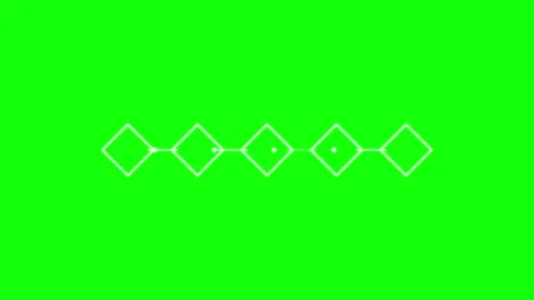 Abstract white geometric diamond shapes connected by lines with sequential .. 스톡 동영상 342906339