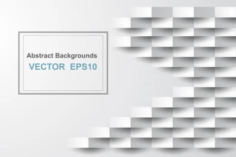 Abstract White geometric modern texture Backgrounds,vector,illustration Ilustración de archivo