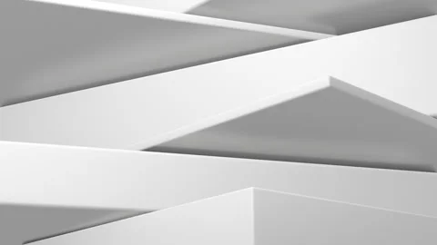 Abstract White Geometric Pattern Design Stock Footage 278068989