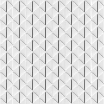Abstract white geometric seamless background Stock Illustration