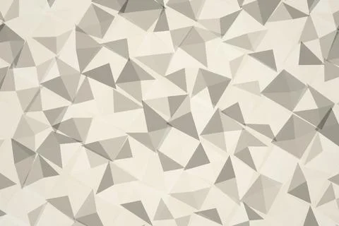 Abstract white geometric shapes pattern background Stock Illustration