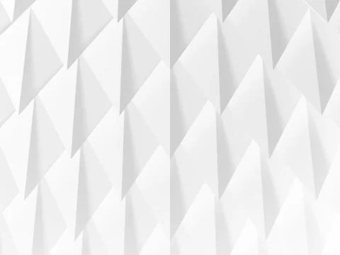 Abstract white geometric structure, cg background 3 d Illustrazione stock
