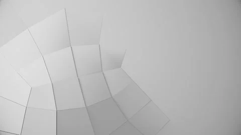 Abstract White Geometric Surface background for business presentation Stock Footage 144224821