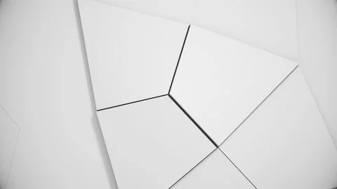 Abstract White Geometric Surface quad Loop for business presentation Stock Footage 144001443
