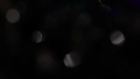 Abstract white glowing light ring in black Stockbeeldmateriaal 318579626