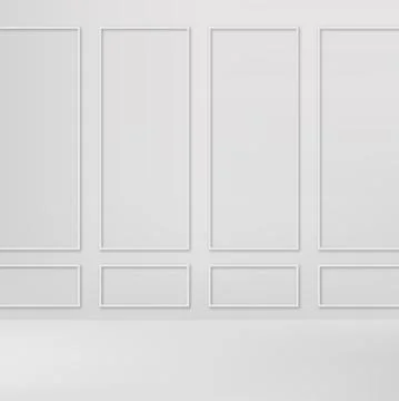 Abstract white gradient bacground. Empty studio. Vector Stock Illustration