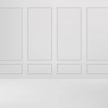 Abstract white gradient bacground. Empty studio. Vector Stock Illustration