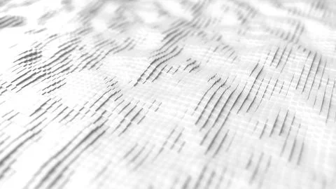 Abstract White Gradient Background with displaced Tiles. Illustration Templat Illustrazione stock