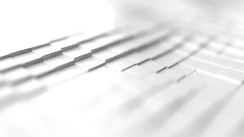 Abstract White Gradient Background with displaced Tiles. Illustration Templat Illustrazione stock