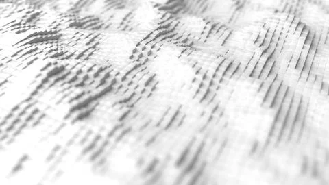 Abstract White Gradient Background with displaced Tiles. Illustration Templat Illustrazione stock