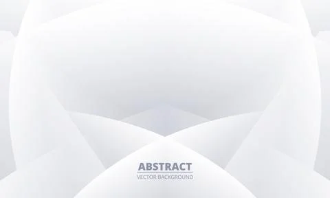 Abstract white graphic design presentation background web template. Stock Illustration