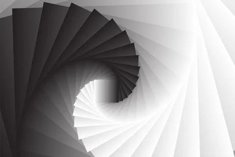 Abstract white gray 3d render geometric background, Abstract minimalist geo.. Stock Illustration