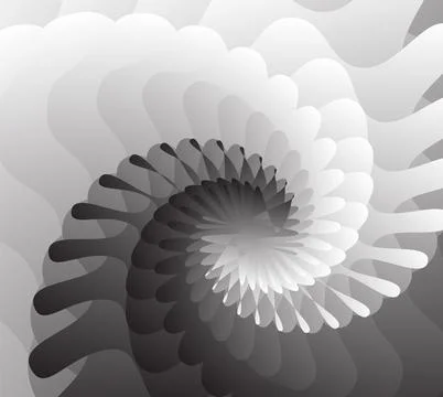 Abstract white gray 3d render geometric background, Abstract minimalist geo.. Ilustración de archivo