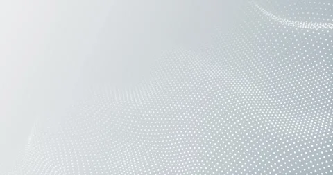 Abstract White Gray Corporate Dot Mesh Wave Background Loop Animation Stock Footage 336658874