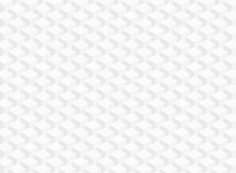 Abstract of white gray geometric cube pattern data background. Stock Illustration