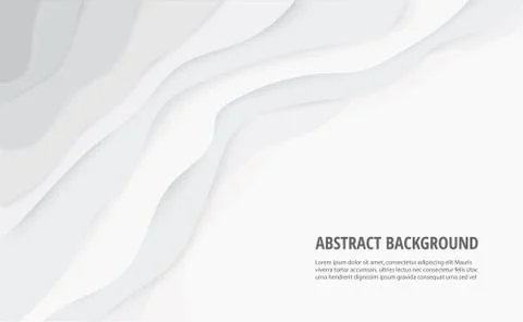 Abstract white gray lines geometric background Illustrazione stock