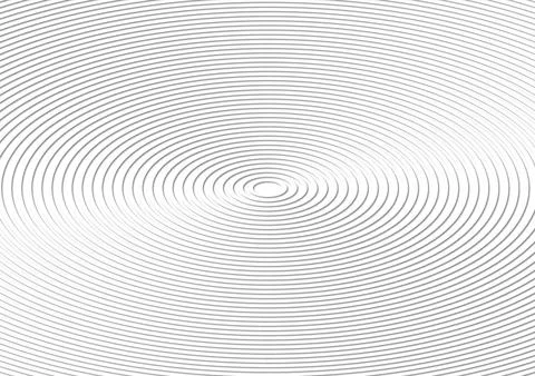 Abstract white grey background, round circle geometric rings in simple pattern Illustrazione stock