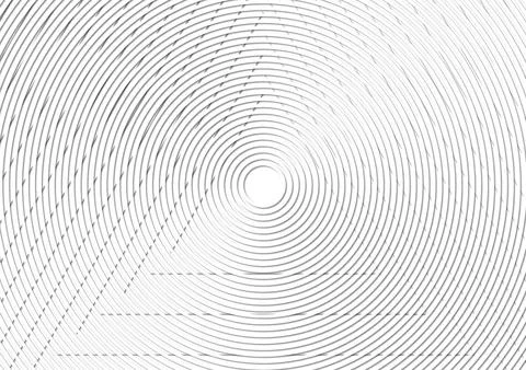 Abstract white grey background, triangle circle geometric in simple pattern Stock Illustration