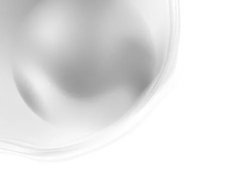 Abstract white grey glossy liquid waves abstract background イラスト素材