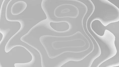 Abstract white grey liquid Wavy motion background Stock Footage 154645980