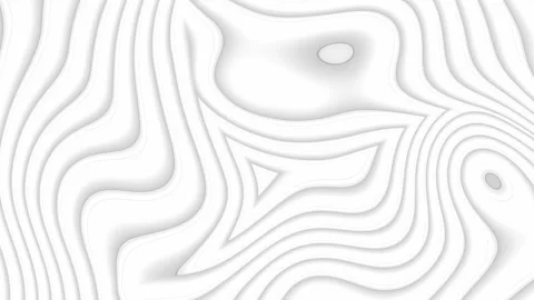 Abstract white grey liquid wavy background Video stock 155534622