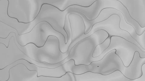 Abstract white grey liquid Wavy motion background Stock Footage 158209404